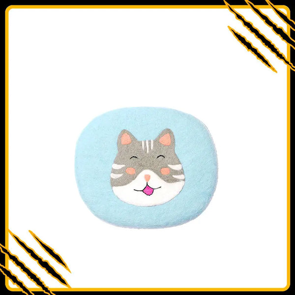 Coussin pour chat anais-mat-joy – confort et douceur en laine feutrée naturelle