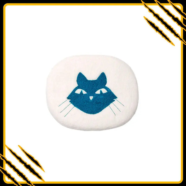 Coussin pour chat aquas-mat-drac – confort et douceur en laine feutrée naturelle