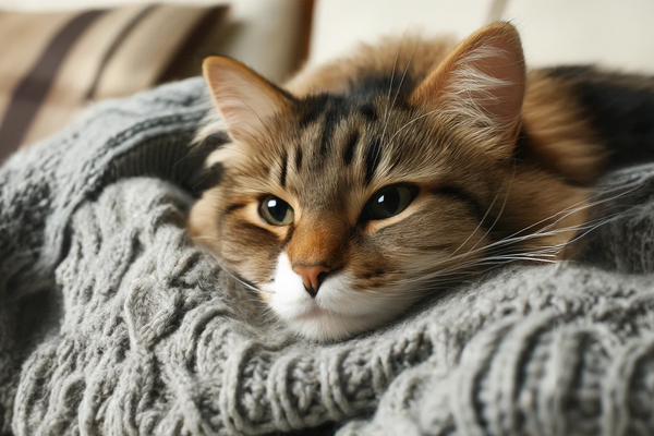 L’amour des chats pour tout ce qui est doux