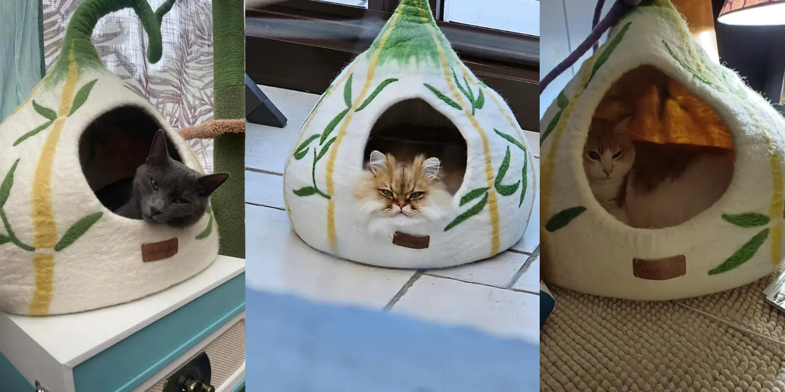 lit pour chat en laine de mouton naturelle