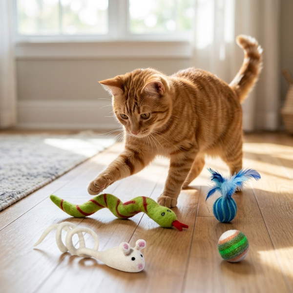 Jouet naturel pour chat Explorateur