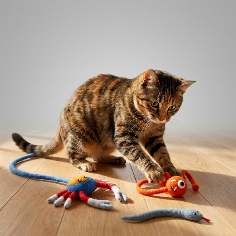 Jouets naturels pour chat Aventurier