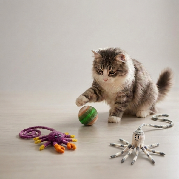 Jouets pour chat en laine Trésors des mers