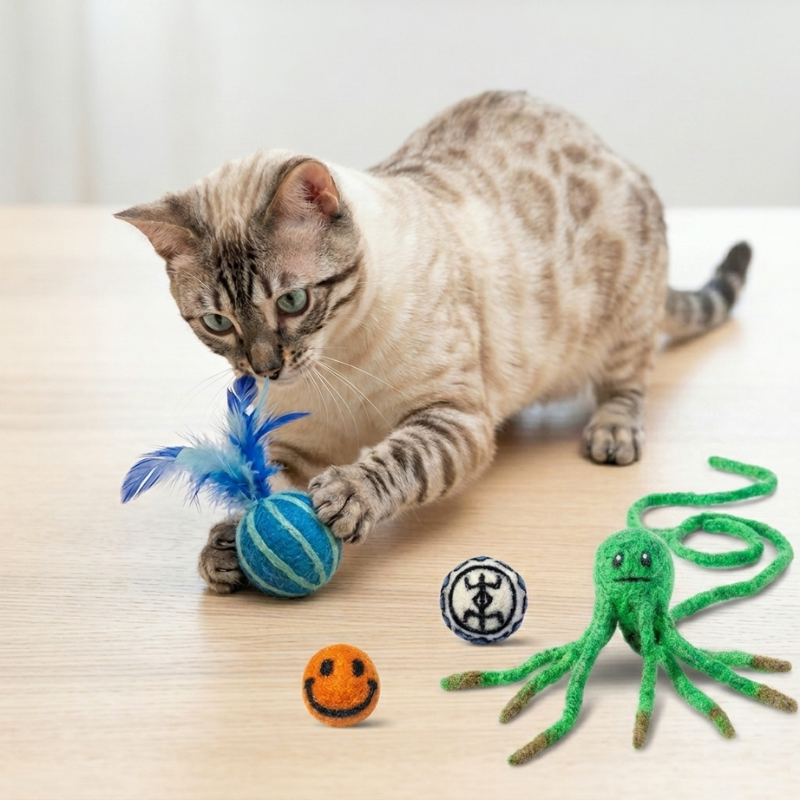 Jouets pour chat Explorateur en feutre 