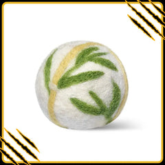 Balle en feutre de laine bambou-ball – jouet naturel et amusant pour chat