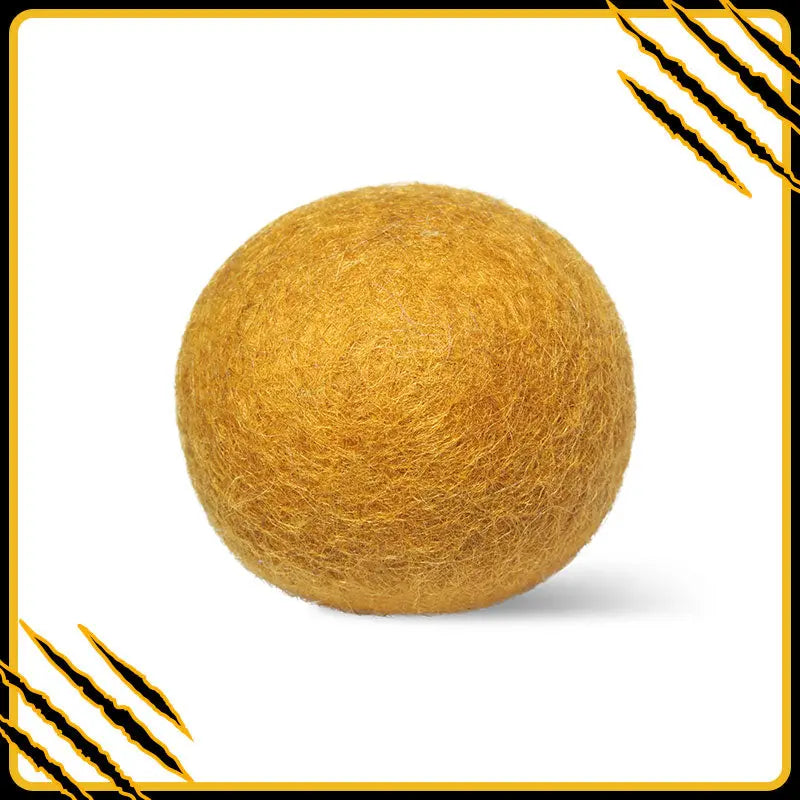 Balle en feutre de laine flame-ball – jouet naturel et amusant pour chat