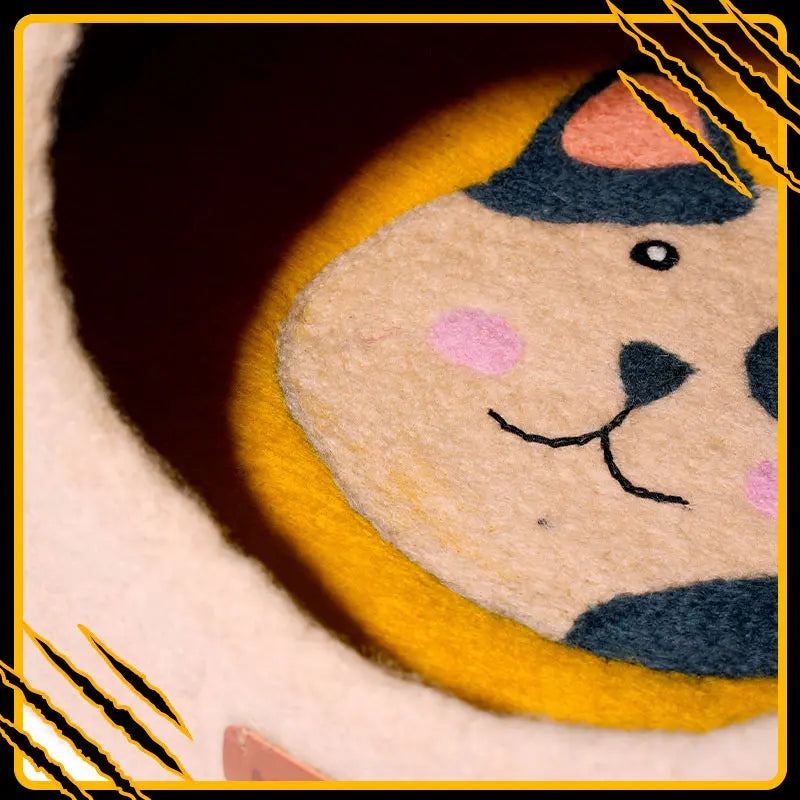 Coussin pour chat abbie-mat-joy – confort et douceur en laine feutrée naturelle in