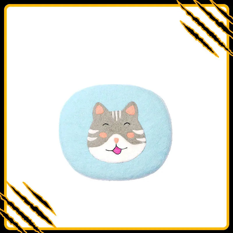 Coussin pour chat anais-mat-joy – confort et douceur en laine feutrée naturelle