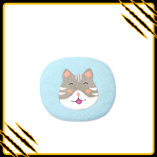 Coussin pour chat anais-mat-joy – confort et douceur en laine feutrée naturelle
