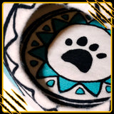 Coussin pour chat copie-de-dream-mat-paw – confort et douceur en laine feutrée naturelle in