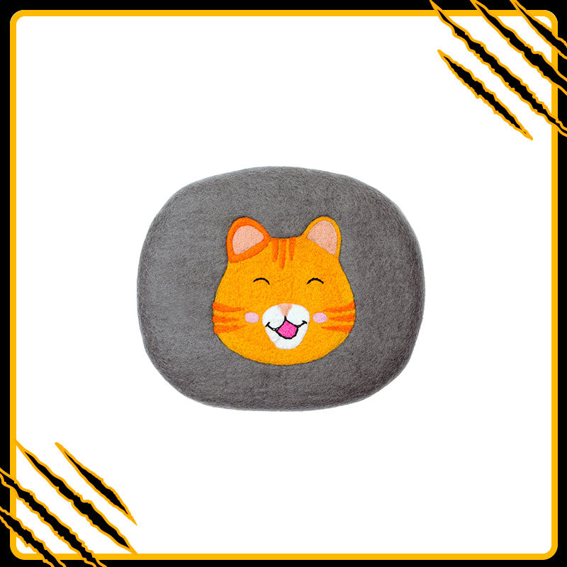 Coussin pour chat ossi-mat-joy – confort et douceur en laine feutrée naturelle