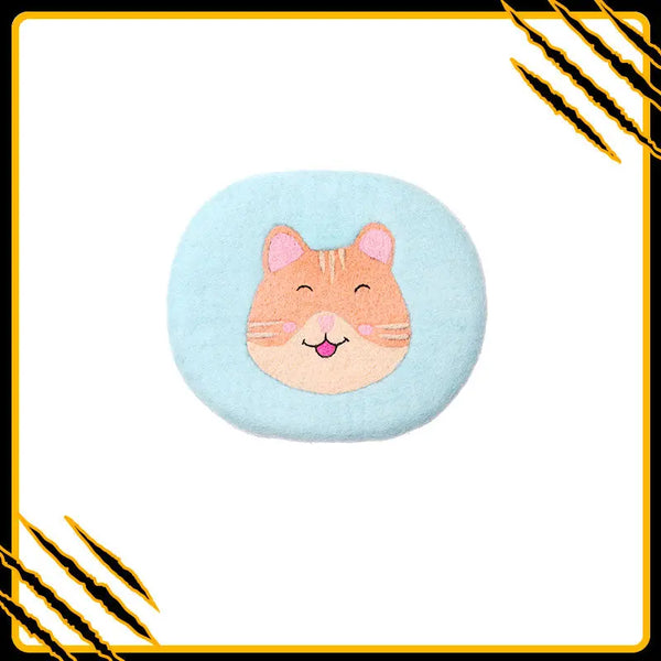 Coussin pour chat sinah-mat-joy – confort et douceur en laine feutrée naturelle