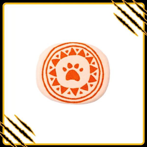 Coussin pour chat stone-mat-paw – confort et douceur en laine feutrée naturelle