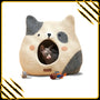 Grotte et maison decoration pour chat abbie en feutre de laine – abri et panier douillet