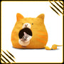 Grotte et maison decoration pour chat ossi en feutre de laine – abri et panier douillet