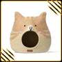 Grotte et maison decoration pour chat sinah en feutre de laine – abri et panier douillet