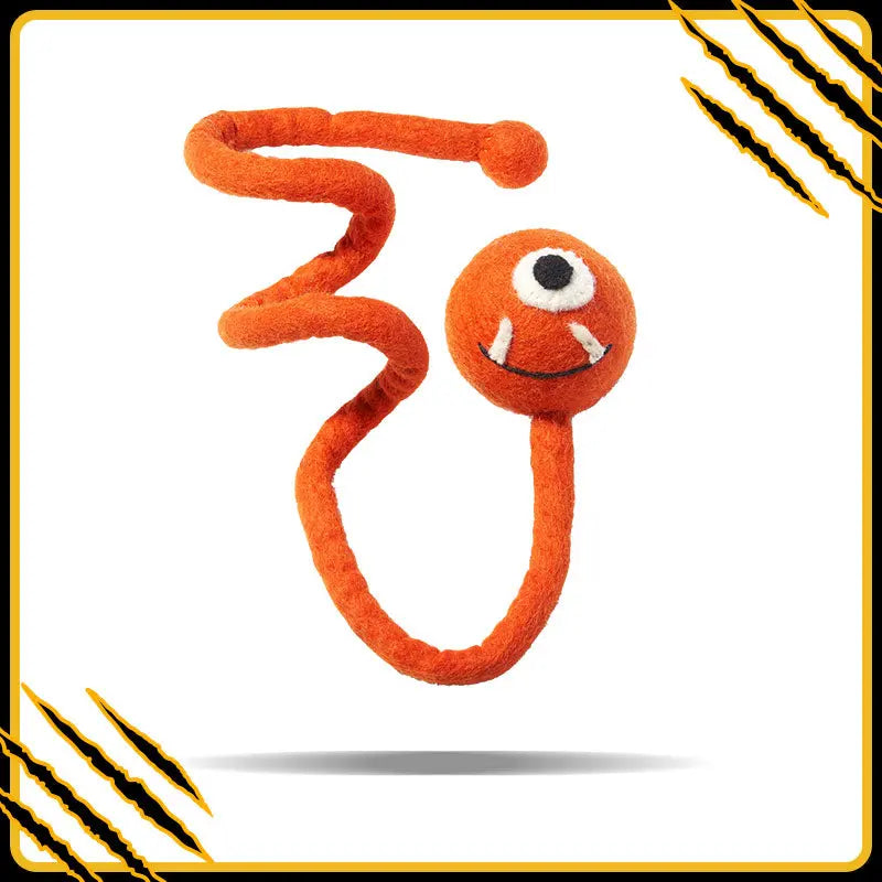 Jouet pour chat bob en feutre de laine – divertissant et naturel