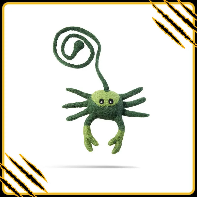 Jouet pour chat crabe grace en feutre de laine – divertissant et naturel 2