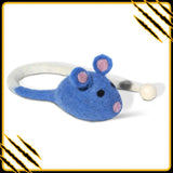 Jouet pour chat souris mulot en feutre de laine – divertissant et naturel